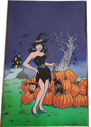 Archies Halloween Spectacular Veronica Virgin Variant Cover