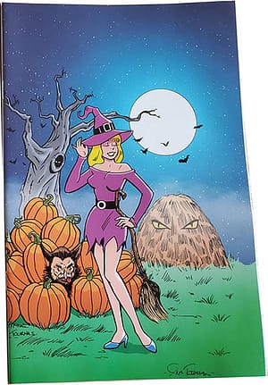 Archie's Halloween Spectacular Betty Virgin Variant Cover