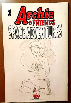 Archie & Friends Space Adventures with Betty Sketch